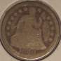 1850 Seated Liberty Dime G #0908