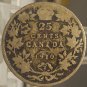 KM# 11a 1910 Canada Silver 25 Cent VG # 0302