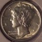 1943 Mercury Silver Dime Gem BU #0256