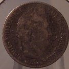 KM# 740.4 1840 France Silver ¼ Franc Fine #0925