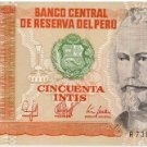Peru 50 Intis 1987 UNC #C078