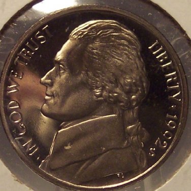 1992-S DCAM Proof Jefferson Nickel #0845