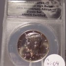 2014-D JFK Half Dollar High Relief ANACS SP69