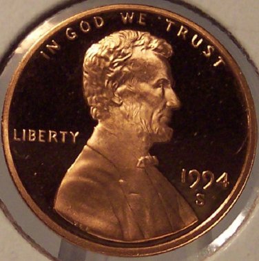 1994-S Ultra Cameo Proof Lincoln Cent #0813
