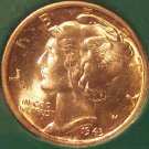 1943-D Mercury Silver Dime Stunner FSB #01033
