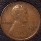 1927-S Lincoln Wheat Penny EF40 #0646