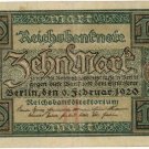 German Empire 1920 10 Marks #C022