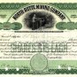 North Butte Mining Company Stock Certificate #C001
