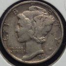 1931-S Mercury Head Silver Dime XF40 #0294