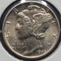 1945-D Mercury Head Silver Dime GEM BU FSB #0328