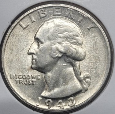 1943-S Washington Silver Quarter Ch BU #0379