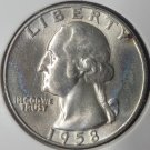 1958-D Washington Silver Quarter CH BU #0418