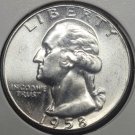 1958 Washington Silver Quarter GEM #0422