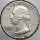 1964 Washington Silver Quarter UNC #0427