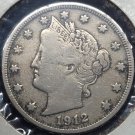 1912-D Liberty “V” Nickel VF #0464