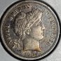 1904 Barber Silver Dime GEM BU #0490