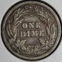 1903 Barber Silver Dime VF #0491