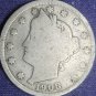 1908 Liberty &acirc;��V&acirc;�� Nickel G06 #0604