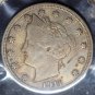 1911 Liberty &acirc;��V&acirc;�� Nickel VF20 #0638