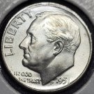 1951-D Roosevelt Silver Dime FULL TORCH GEM BU #0616