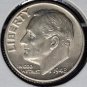 1948 Roosevelt Silver Dime GEM BU With FT #0648