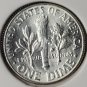 1964 Roosevelt Silver Dime GEM BU With FT #0649