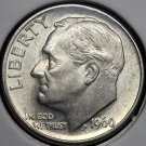 1960-D Roosevelt Silver Dime GEM With FULL TORCH #0732