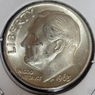 1963-D Roosevelt Silver Dime GEM With FULL TORCH #0746