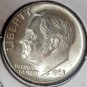 1963-D Roosevelt Silver Dime GEM With FULL TORCH #0746