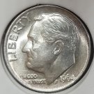 1964 Roosevelt Silver Dime GEM With FULL TORCH #0749