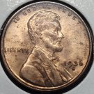 1936-S Lincoln Wheat Back Penny GEM Toning #0814