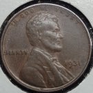 1931 Lincoln Wheat Back Penny AU #0828