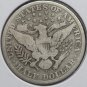 1912-D Barber Silver half Dollar VG #0855