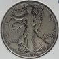 1939-D Walking Liberty Silver Half Dollar VF #01048