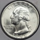1945-S Washington Silver Quarter Stunner #01164