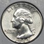 1964 Washington Silver Quarter GEM BU #01167