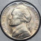 1945-S Jefferson Silver Nickel GEM BU #01170