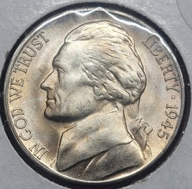 1945-S Jefferson Silver Nickel GEM BU #01170