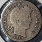 1910-D Barber Silver Dime VG #01181