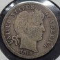 1910-D Barber Silver Dime VG #01181