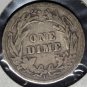 1910-D Barber Silver Dime VG #01181
