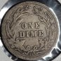 1910-D Barber Silver Dime VG #01181