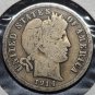 1914-D Barber Silver Dime VG #01185
