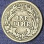 1914-D Barber Silver Dime VF #01186