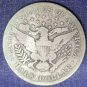 1907 Barber Silver Half Dollar VG #01236