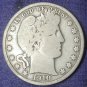 1910 Barber Silver Half Dollar VG #01240