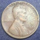 1933-D Lincoln Wheat Penny VF #01246