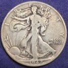 1942-S Walking Liberty Silver Half Dollar G+ #01290