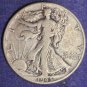 1945 Walking Liberty Silver Half Dollar F/VF #01292