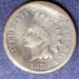 1876 Indian Head Cent Fine Detail #01250